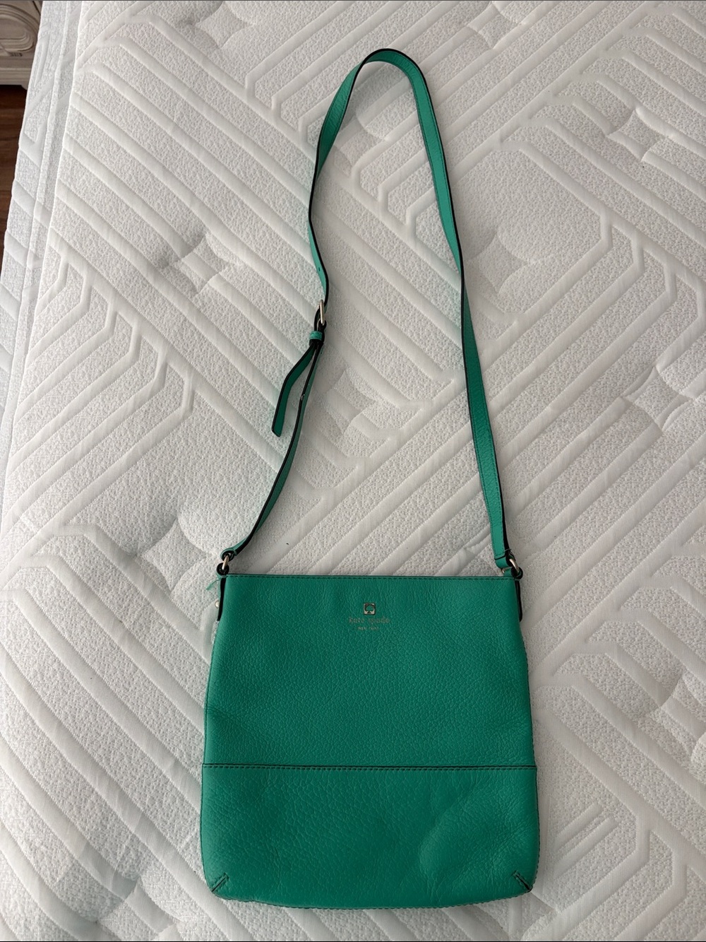 kate spade Teal Leather Crossbody Bag